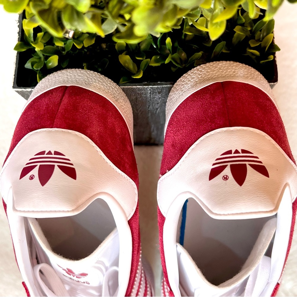 Adidas Original Gazelle Collegiate Burgundy White Gold Sz W 10.5 M 9.5 L… - Picture 7 of 15